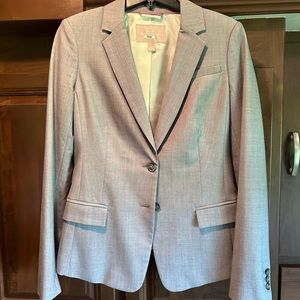 Banana Republic Classic Grey Suit Blazer | Size 4 | Fully Lined